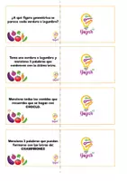 Vista previa - Tarjetas / Manipulativos - Aventuras en la huerta - Juego de lenguaje y matemáticas - página 2