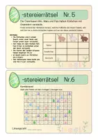Vorschau - Stationenlernen - Osterreierrätsel - Knobeln, Rätseln & Rechnen - Klasse 5/6 - Seite 3