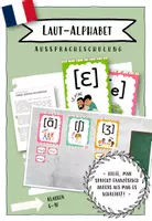 Vorschau - Poster - Ausspracheschulung Französisch / Prononciation: Laut-Buchstaben-Karten - Deckblatt