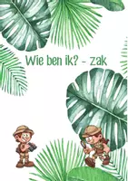 Voorbeeld - Wie ben ik - zak - Pagina 1