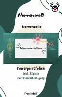 Vorschau - Stundenentwürfe - PPT & Stundenentwurf Nervenzelle - Teil 4 - Nervenwelt - Deckblatt