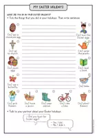 anteprima - Materiale di supporto/inclusione - My Easter holidays - 2-way differentiated / Le mie vacanze di Pasqua - differenziate in 2 direzioni - Pagina 1
