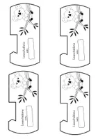 Vorschau - Fördermaterial/Inklusion - Leseschablone Koala - Seite 1