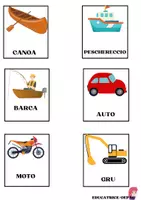 anteprima - Flashcard - FLASH CARDS VEICOLI - Pagina 2