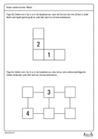 Vorschau - Arbeitsblätter - Zahlenrätsel – Wir knobeln und haben Spaß dabei! - Seite 1