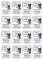 Vorschau - Spiele - I have... Who has...? Simple Past Mixed (Version 3) - Seite 1