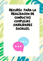 Vista previa - Refuerzo / NEE / Materiales de apoyo - mapas de habilidades sociales - Portada