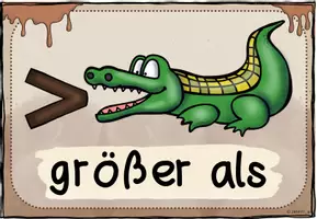 Vorschau - Poster - Merkplakate: Zahlen vergleichen / Größer, kleiner, gleich (Klasse 1) - Seite 2