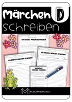 Vorschau - Arbeitsblätter - Kreative Märchen schreiben - Differenziertes Material - Deckblatt