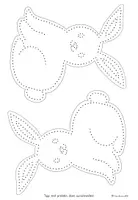 Vorschau - Mal- und Bastelvorlagen - Fensterbilder Ostern zum Prickeln Fensterschmuck Fensterdeko - Seite 3