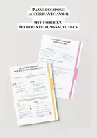 Vorschau - Arbeitsblätter - Passé composé mit avoir – angleichen leicht gemacht! - Seite 1