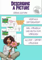 Vorschau - Arbeitsblätter - Describing a Picture - Spring Edition - Deckblatt