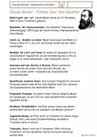Vorschau - Unterrichtsreihen - Claude Monet Kunst Unterrichtsreihe Präsentation Grundschule - Seite 3