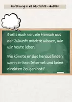 Vorschau - Arbeitsblätter - Einführung in die Geschichte - Historische Quellen - Seite 3