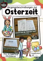 Vorschau - Arbeitsblätter - Ostern - Warum sind Ostereier bunt? - Vorgangsbescheibungen - Deckblatt