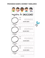 Vista previa - Hojas de trabajo - Mi Registro de Emociones 🌈💖 - página 2