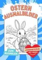 Vorschau - Arbeitsblätter - Ostereier Kunst Ostern Frühling Osterhase Mandala Ausmalbilder Kunstidee Fensterbild Entspannung - Deckblatt