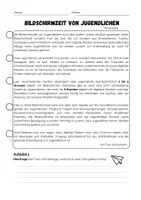 Vorschau - Arbeitsblätter - Sachtexte bearbeiten - Bildschirmzeit von Jugendlichen - Deckblatt