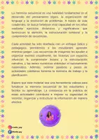 Vista previa - Hojas de trabajo - Memoria secuencial - página 1