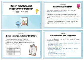 Vorschau - Merkblätter - Tippkarten: Daten und Diagramme - Seite 2