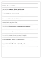 Vorschau - Arbeitsblätter - At the fruit shop - dialogue - Seite 1