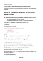 Vorschau - Arbeitsblätter - Call And Response Rhythmen: Achteltriolen & Viertelnoten - Seite 3