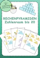 Vorschau - Arbeitsblätter - Rechenpyramide Zahlenraum bis 20 - Deckblatt