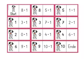 Vorschau - Spiele - Freiarbeit 1er-Reihe Multiplikation - Seite 3