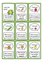Vorschau - Stationenlernen - Vegetables – Lesespiel „I have got... Who has got...?“ im Englischunterricht - Seite 3