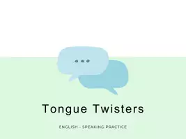 Vorschau - Präsentationen/Tafelbilder - Tongue Twisters - Englische Zungenbrecher (Präsentation) - Seite 1