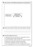 Vorschau - Arbeitsblätter - Die Bedeutung der Bewegung (Sachtext mit Aufgaben) - Seite 3