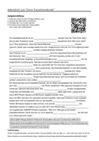 Vorschau - Arbeitsblätter - Arbeitsblätter zum Thema "Kassettenrekorder" (Lückentext, Hörverstehen) + Lösung & MP3 - Deckblatt