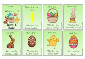 Vorschau - Spiele - Englisches Lesespiel "I have ... Who has ...?" - Spring and Easter - Seite 3