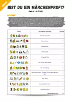 Vorschau - Arbeitsblätter - Märchen: Emoji - Rätsel - Seite 2