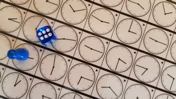 Vorschau - Spiele - Brettspiel: kolloquiale/inoffizielle Uhrzeiten (Version 1) - Deckblatt