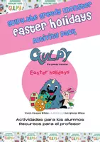 Vista previa - Unidades / Secuencias / Situaciones de Aprendizaje - Gulpy, the greedy monster Easter holidays pack - Portada