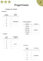 Vorschau - Arbeitsblätter - Proportionen Übungsblätter 5./6.Klasse differenziert | mit Dezimalzahlen - Seite 3