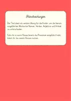 Vorschau - Arbeitsblätter - Wortarten sortieren - Thema Frühling - Seite 1
