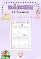 Vorschau - Arbeitsblätter - Märchen - Deckblatt
