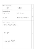 Vorschau - Arbeitsblätter - Schularbeit über Bruchterme und Kreis - Deckblatt