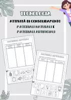 anteprima - Esercizi - MATERIALI NATURALI E ARTIFICIALI - Pagina di copertina
