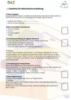 Vorschau - Arbeitsblätter - Buchvorstellung - Aufgaben und Arbeitsblatt inkl. DaZ - Seite 3