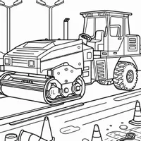 anteprima - Materiale per pittura e bricolage - Mezzi da cantiere Disegni da colorare (50 illustrazioni da colorare) - Pagina di copertina
