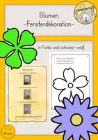 Vorschau - Mal- und Bastelvorlagen - Fensterbilder - Deckblatt