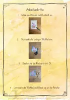 Vorschau - Mal- und Bastelvorlagen - Fensterdeko Fensterbilder Wichtel Frühling Ostern Öltrick - Seite 2