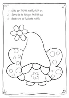 Vorschau - Mal- und Bastelvorlagen - Fensterdeko Fensterbilder Wichtel Frühling Ostern Öltrick - Seite 3