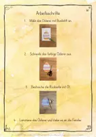 Vorschau - Mal- und Bastelvorlagen - Fensterdeko Fensterbilder Ostereier Ostern Frühling Öltrick - Seite 2