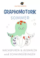 Vorschau - Arbeitsblätter - Schwungübungen Sommer - Graphomotorik Sommer - Grafomotorik Sommer - Freiarbeitskartei - Freiarbeitsheft - Freiarbeitsmaterial - Deckblatt