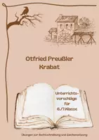 Vorschau - Arbeitsblätter - 6.Klasse - Lektüre - Krabat - Übungen zur Rechtschreibung und Zeichensetzung - Deckblatt