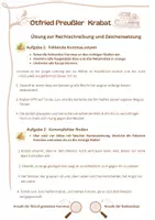 Vorschau - Arbeitsblätter - 6.Klasse - Lektüre - Krabat - Übungen zur Rechtschreibung und Zeichensetzung - Seite 2